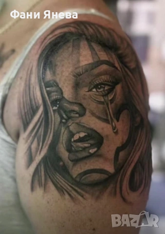 Предлагам татуировка на половин ръкав (half sleeve) само за 100 евро!, снимка 2 - Козметика за тяло - 54769330