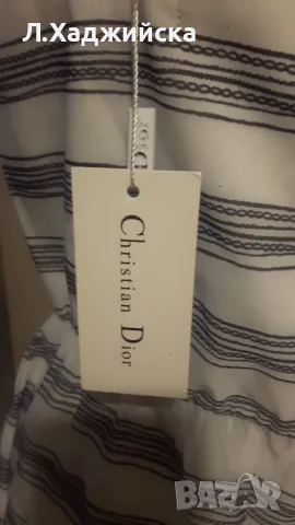 лятна рокля с презрамки на Dior, снимка 3 - Рокли - 55533277