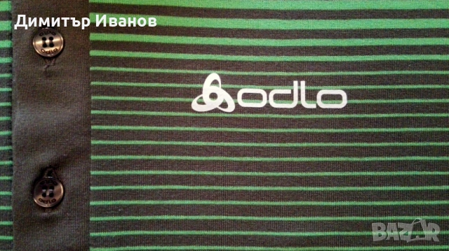 Туристическа поло тениска Odlo, размер S, снимка 3 - Тениски - 54512551