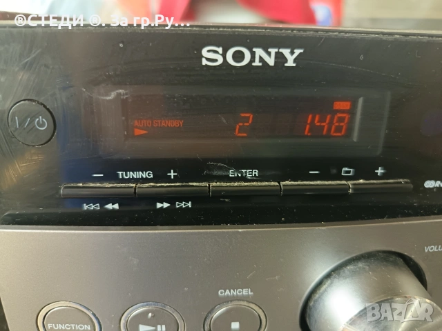 уредба Sony CMT-FX205 (CD, USB, AUX, FM Радио), снимка 7 - Аудиосистеми - 54911183