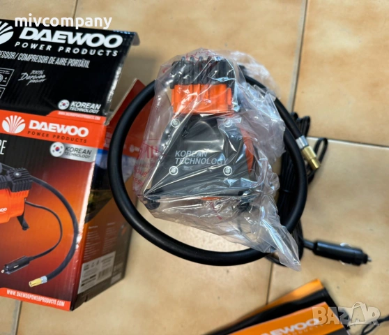 КОМПРЕСОР ЗА ГУМИ DAEWOO 12V DW50 НОВ!!!, снимка 4 - Аксесоари и консумативи - 54425360
