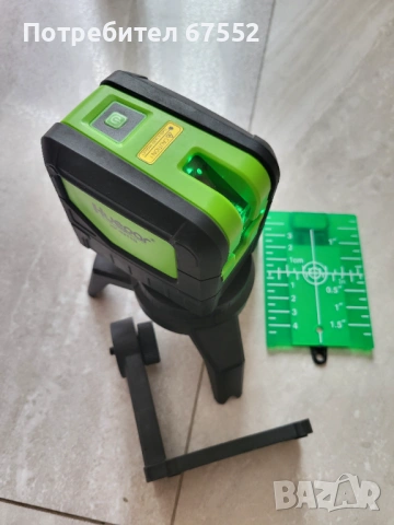 Лазерен нивелир Huepar HP-9211G (2 зелени лъча)