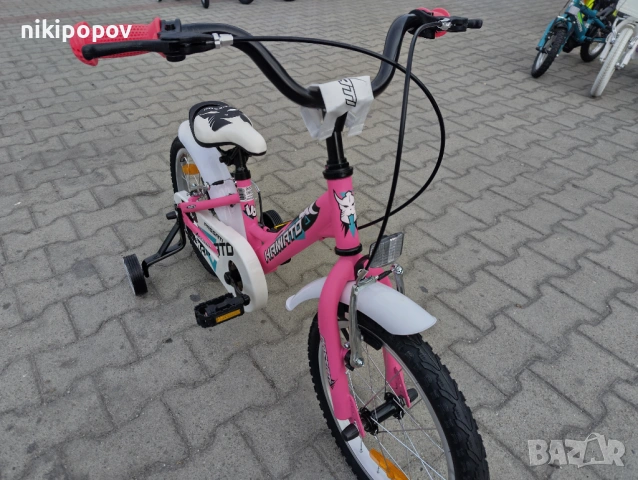 BG Детски велосипед 16" HAMATO розов, снимка 12 - Велосипеди - 54334162