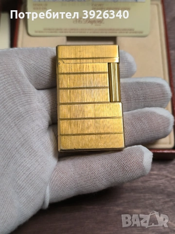 S.T.Dupont линия 1 златна пълен комплект , снимка 4 - Антикварни и старинни предмети - 54010010