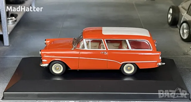 Opel Rekord A P1 Caravan / Опел Рекорд Караван - 1/43 - Minichamps, снимка 7 - Колекции - 55362879