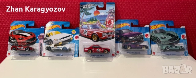 Hot Wheels JDM сет 5 броя – Skyline, Datsun, Mazda, Hako | нови