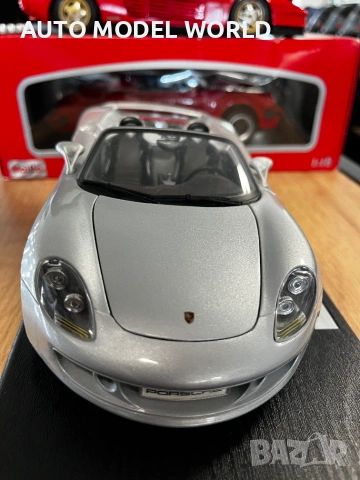 Метален колекционерси модел количка PORSCHE CARRERA GT MAISTO 1:18 88.01 лв. / 45 €, снимка 7 - Колекции - 55012810