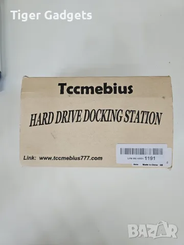 Tccmebius TCC-S867-DE Докинг станция за твърди дискове – SATA и IDE, USB 2.0, 2.5" и 3.5" HDD/SSD, снимка 9 - Други - 54977653