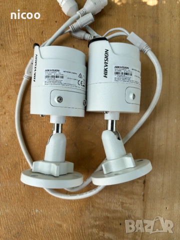 2бр. 4MP Bullet IP камера Hikvision DS-2CD2043G0-I с нощен режим до 30m, с аналитични функции, снимка 2 - IP камери - 54661201
