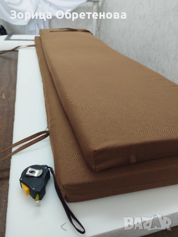 Изработка на възглавници и седалки по поръчка – по размер на клиента, снимка 3 - Градински мебели, декорация  - 54011358