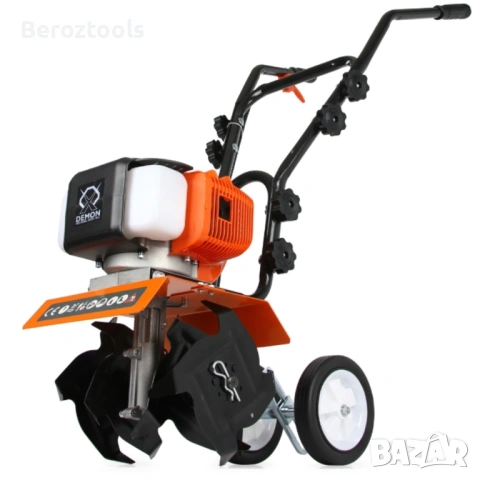 Двутактова мотофреза DEMON 1.4KW, снимка 3 - Градинска техника - 54408657