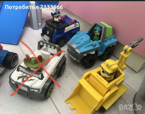 Paw Patrol кученца с коли, снимка 3 - Коли, камиони, мотори, писти - 54889631