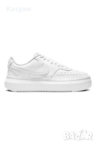 Бели Nike Court Vision Alta на платформа 38.5, снимка 11 - Маратонки - 54832362