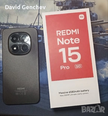 ! ГАРАНЦИЯ! Redmi Note 15 pro 5G + !ПОДАРЪК! оригинален калъф