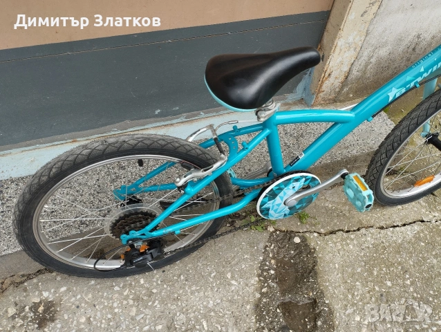 Като нов велосипед колело B-twin 20", снимка 5 - Велосипеди - 54399520