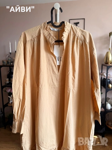 ZARA Дамска жестока рокля, снимка 13 - Рокли - 54001709