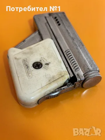 Стара австрийска бензинова запалка IMCO 6900 Gunlite, снимка 3 - Други ценни предмети - 55411642