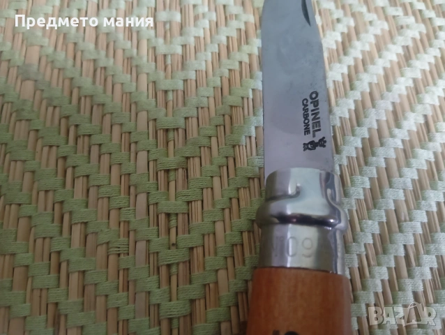 Сгъваем нож ножче ножка Opinel No.9 Carbone опинел, снимка 4 - Ножове - 54407352