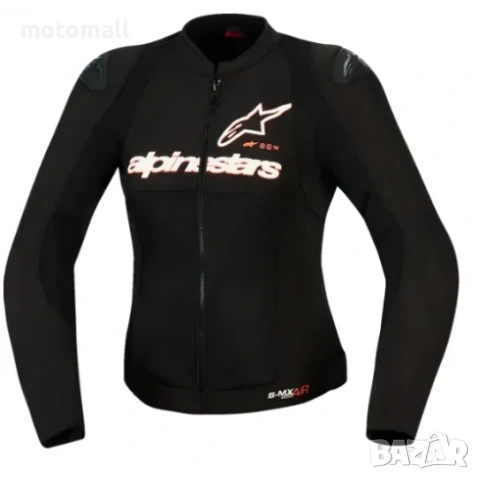 Дамско яке ALPINESTARS STELLA SMX AIR BLACK/WHITE/RED FLUO, снимка 2 - Аксесоари и консумативи - 54483899