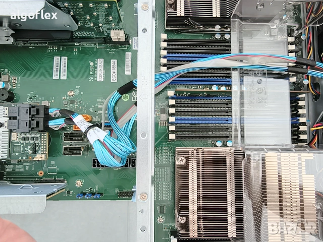 Сървър Supermicro 6028U 12LFF 2U X10DRU-i+ 2*E5-2690v4 32GB 9300-8i, снимка 8 - Работни компютри - 55187253