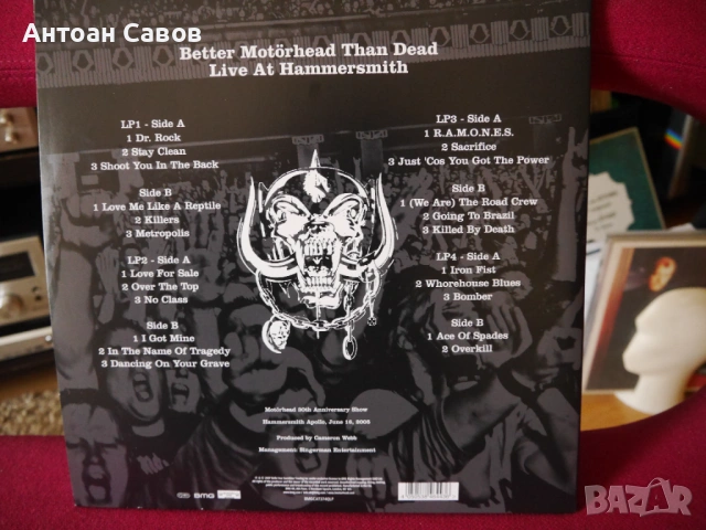 MOTORHEAD, снимка 3 - Грамофонни плочи - 54501424