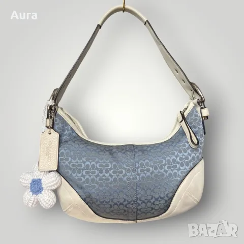 Coach hobo bag signature canvas