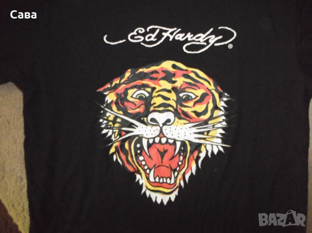 Тениски ED HARDY  мъжка,М-Л  дамска,С-М, снимка 4 - Тениски - 54839227