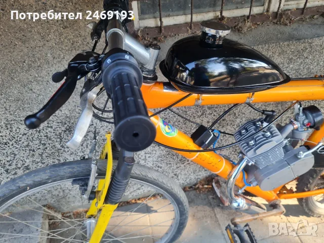 Моторно колело 80куб с нов двигател , снимка 3 - Велосипеди - 55273814