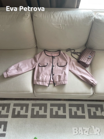 Chanel кожено яке S,M, снимка 3 - Якета - 55391986