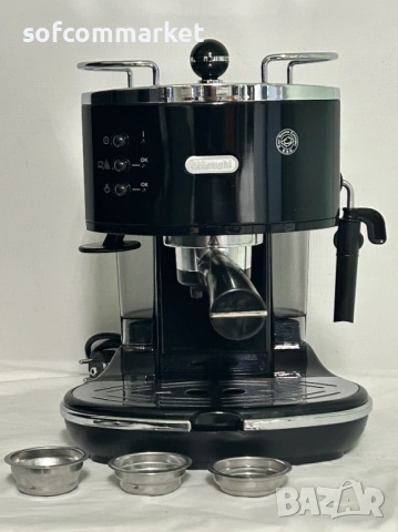 Еспресо машина DeLonghi Icona Vintage ECO 311.BK – Ретро стил + 6 м. ГАРАНЦИЯ