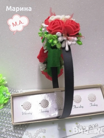 Китка за глава, вариант 30, снимка 8 - Аксесоари за коса - 54139807