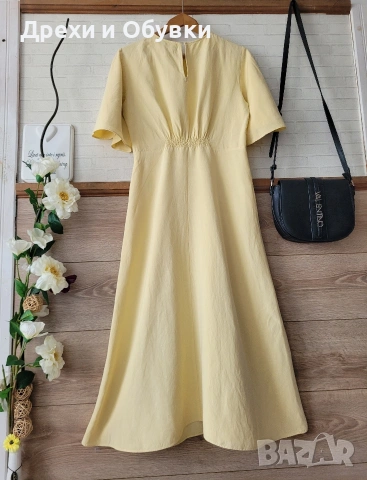 Жълта лятна рокля Zara , снимка 4 - Рокли - 54539109