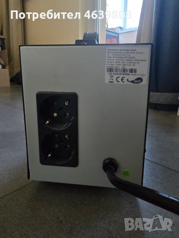 Стабилизатор на напрежение PowerWalker AVR 2000 SIV в гаранционен срок, снимка 3 - UPS захранвания - 55066964