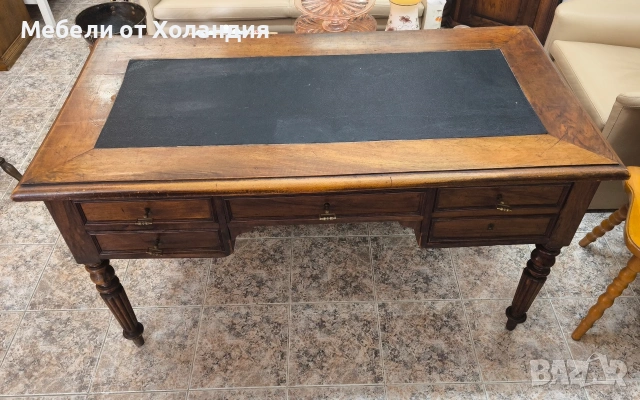 Старинно бюро от масив, снимка 2 - Бюра - 54110264