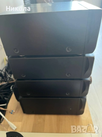 Продавам ретро Hi-Fi сет - Technics SC-CA1060, снимка 4 - Аудиосистеми - 55104406
