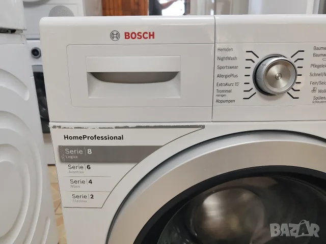 Като нова пералня Бош Bosch Serie 8 A +++ Made in Germany с 2 години гаранция! , снимка 4 - Перални - 55697683