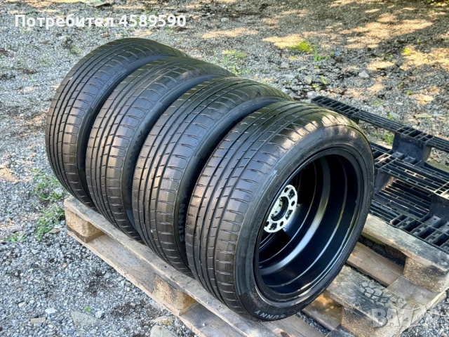 4бр.Алуминиеви джанти 17цола 5x120+НОВИ ГУМИ DOT4924 за BMW E60/E63/E65, снимка 10 - Гуми и джанти - 54933618