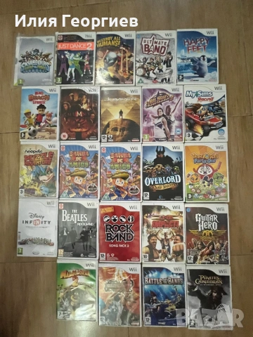 Nintendo Wii игри под 10 евро повечето са factory sealed