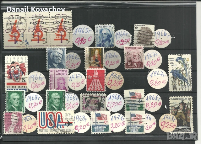 Пощ .марки - Америка - серии , м/у 1954-2003 год .