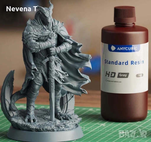Фотополимерна Смола Anycubic Standard 1 kg - сива