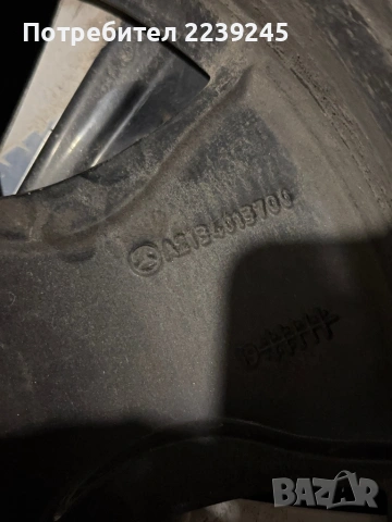 Оригинални джанти 18 цола 5х112 за Мерцеде Е-класа W213 със зимни гуми 245/45/18, снимка 10 - Гуми и джанти - 54184305