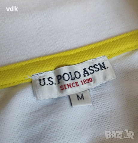 100% Оригинална мъжка тениска с яка U.S. POLO ASSN!  , снимка 4 - Тениски - 55123913