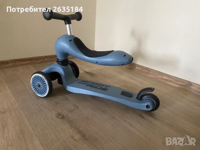 Детска тротинетка Scoot & Ride Highwaykuck 2 в 1, снимка 5 - Детски велосипеди, триколки и коли - 55188508