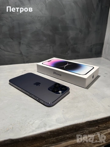 КАТО НОВ Iphone 14 Pro Max Purple, 83% батерия, снимка 2 - Apple iPhone - 54273358