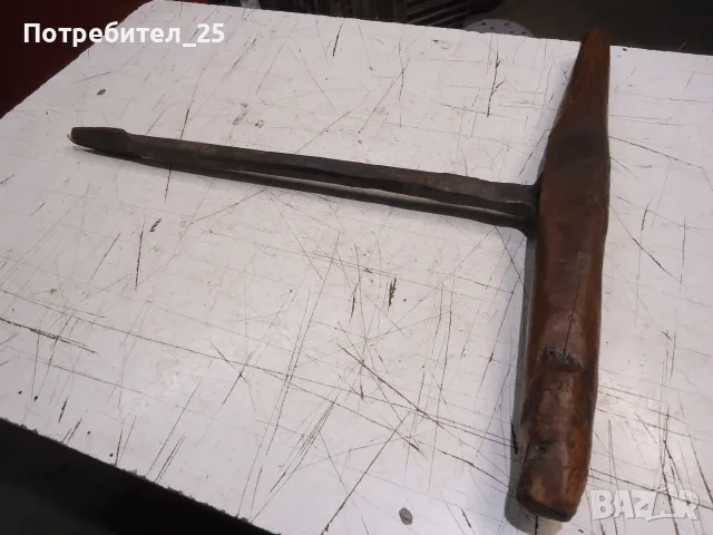 Стар дърводелски сфредел, снимка 6 - Антикварни и старинни предмети - 55549525