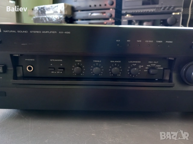 YAMAHA AX-496 Stereo Amplifier , снимка 6 - Ресийвъри, усилватели, смесителни пултове - 55016634