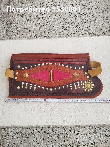 Кожен силях естествена кожа 