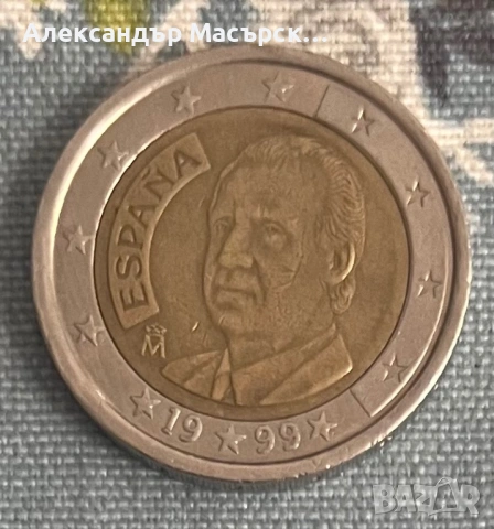 🇪🇸 Испания 1 Евро, 1999 г. • Крал Хуан Карлос I