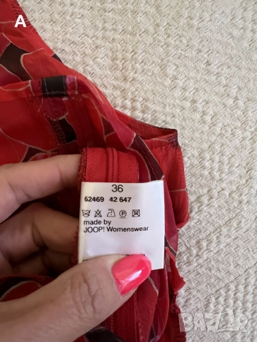 Копринена блуза Joop, снимка 5 - Корсети, бюстиета, топове - 55548354