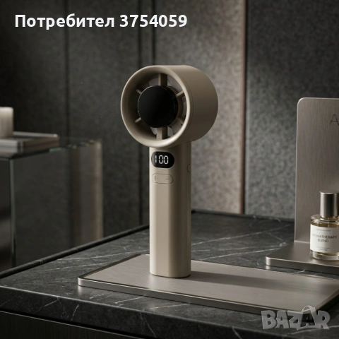 Турбо ръчен вентилатор M11 с 120 скорости, LED дисплей и USB презареждане–Мощно охлаждане навсякъде, снимка 5 - Друга електроника - 55147336